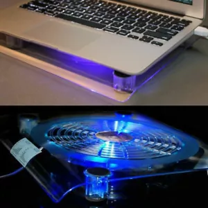 10"-15" Laptop Cooling Pad 1 USB Powered Fan Notebook Cooler Stand Tray Silent - Picture 1 of 5