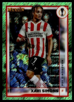 2023 TOPPS CHROME MERLIN GREN /350 XAVI SIMONS - Image 1 of 2