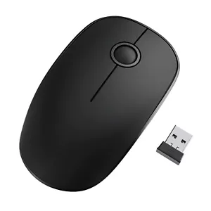 Victsing V8 Wireless Mouse 2.4G Slim Cordless Mice Optical Scroll PC Laptop Mac - Picture 1 of 6