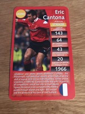Eric Cantona Legend Manchester United Top Trumps Specials 2012 Football Card