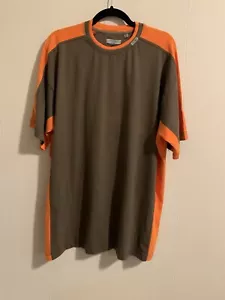 Ted Baker Herren Größe 4 T-Shirt Kurzarm Braun Orange Große L Baumwolle - Bild 1 von 5