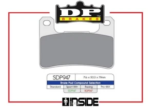 DP BRAKES RDP947 PASTIGLIE FRENO ANTERIORI SUZUKI GSX R 1000 2005 - Foto 1 di 1