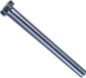014973244552 Full Thread Hex Tap Bolts, 1/2-13 X 6, Piece-4, Zinc - Picture 1 of 3