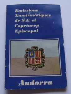 Set monete Andorra 1986, set monete molto raro (cartella con difetto) - Foto 1 di 10