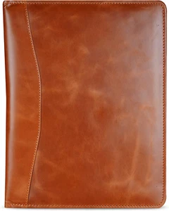 , Heavy Duty Buffalo Leather Legal Pad Portfolio | Handmade Executive Notebook B - Picture 1 of 8