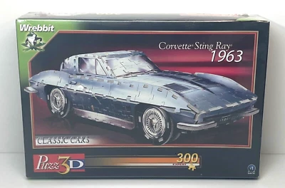 Wrebbit - Puzz 3D - 1963 Corvette Sting Ray 3D Puzzle - New in Box - Image 1 of 3