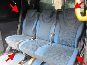 VAN CAMPER TAXI MOTOR HOME MINIBUS TWIN or SINGLE LIFT REAR SEAT BELT ORIGINAL - Picture 1 of 24