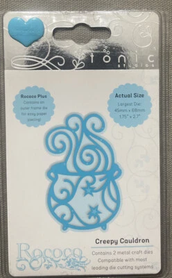 Tonic Studios Rococo Creepy Cauldron Die Set Halloween Craft Die - Image 1 of 2