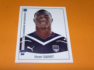 77 HENRI SAIVET GIRONDINS BORDEAUX LESCURE PANINI FOOTBALL 2011-2011