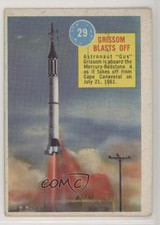 1963 Topps Popsicle Space Cards Grissom blasts off #29 0s4