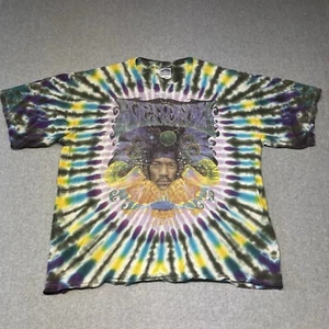 Vintage Adult Jimi Hendrix Eye Shirt XXL Tye Dye All Over Print Music Tee 1997 - Picture 1 of 8