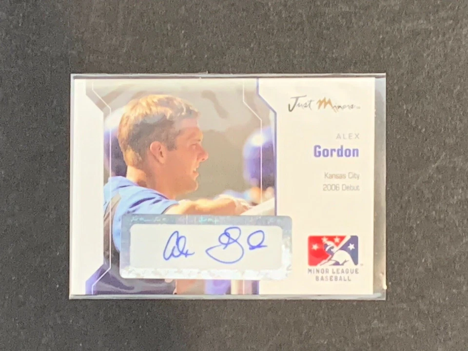 Alex Gordon Kansas City Royals Just Minors 2006 autógrafo #21 radiocontrol xx/50 Foto 1 de 1