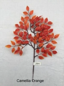 Artificial Leafs, Camellia, Ming azalea, Maple, MULTIPLE OPTIONS 12 PER BOX - Picture 1 of 8