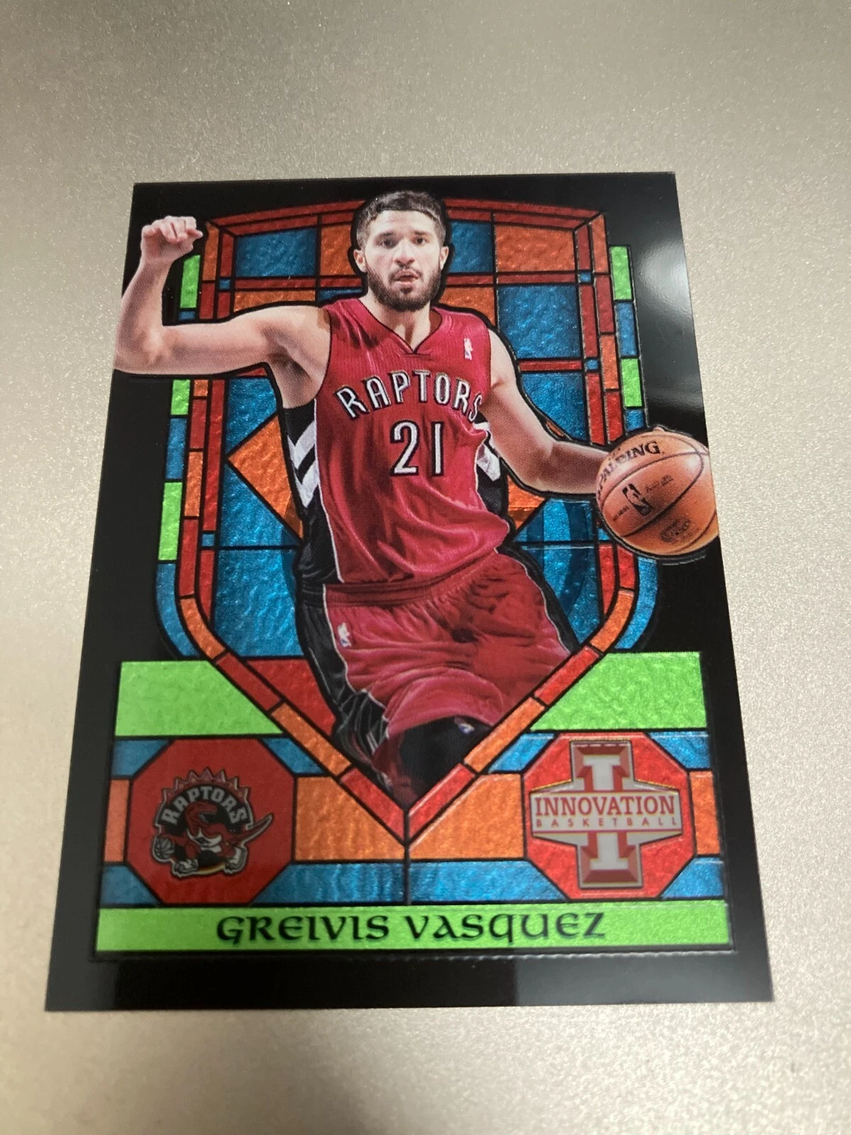 13-14 Panini Innovation Greivis Vasquez STAINED GLASS #22