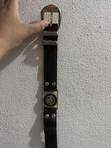 Gianni Versace Vintage Men's Belt 1992 Leather - Picture 1 of 11