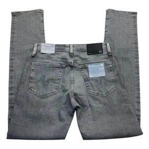 AG Adriano Goldschmied Jeans Mens 30x34 Gray Denim Vapor Wash Tellis Modern Slim - Picture 1 of 10