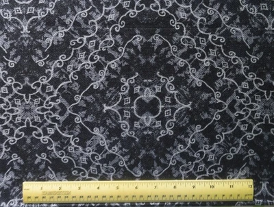 Tela 100% algodón VIP by Cranston patrón damasco grande de 1 yarda 36" x 43" Foto 1 de 2