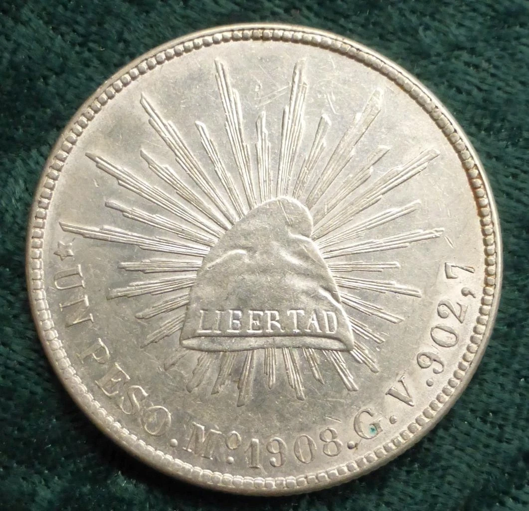 1 Peso 1908 Year Mexican Coins (1905-Now) for sale | eBay