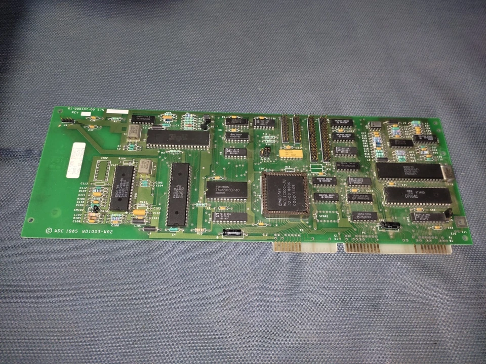 Western Digital WD1003-WA2 ISA MFM & Floppy Controller Card Retro Vintage - Immagine 1 di 4