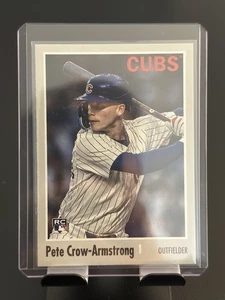 2024 Topps Archives Pete Crow-Armstrong #146  (RC) Chicago Cubs Baseball Card - Picture 1 of 2