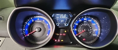 2012 Elantra OE medidor de velocidade cluster 103K milhas Hyundai - Imagem 1 de 4
