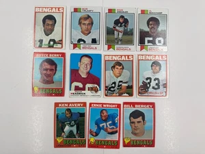 1969-1973 Cincinnati Bengals 11 Card Lot Al Beauchamp Doug Dressler Chip Myers - Picture 1 of 13