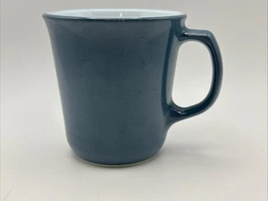 Pyrex Milk Glass Blue Coffee Cup Mug - Picture 1 of 9