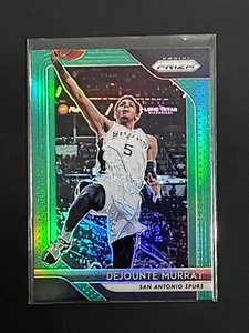 Baloncesto Dejounte Murray 2018-19 Panini Prizm Green Spurs Hawks #261 - Imagen 1 de 2