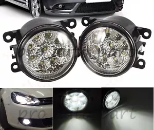 US Pair LED Fog Light Lamp For Ford Focus 2012-2014 With LED Bulbs Clear Lens - Bild 1 von 8