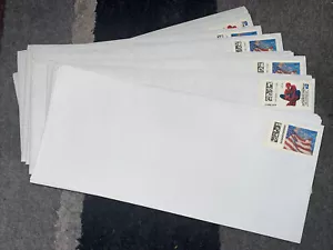 125 USPS U.S. Flag Forever Stamped Security Strip Seal Envelopes - Picture 1 of 3