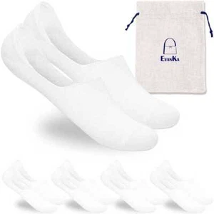 5 Pares Calcetines Invisibles 36-44 Suaves Elasticos Ligeros GF80796 Blanco - Imagen 1 de 6