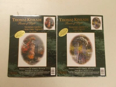 Candama Designs Thomas Kinkade Cross Stitch Kits (2) #51186 & #51196 - Image 1 of 2