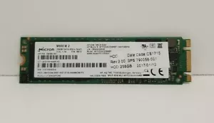 MICRON M600 M.2 256Gb Laptop SATA III Solid State Drive MTFDDAV256MBF-1AN15ABHA - Afbeelding 1 van 1