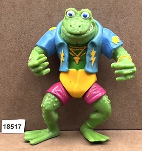 TMNT Teenage Mutant Ninja Turtles Genghis Frog 5" action figure 1989 Vintage - Picture 1 of 2