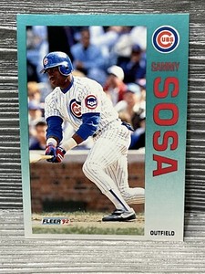 1992 Fleer Update Sammy Sosa #U-77 Chicago Cubs Vintage MLB Scarce