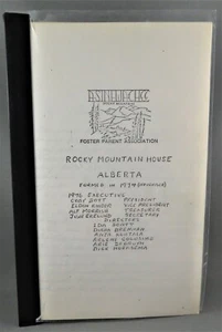 A-SINI-WACHEE Rocky Mountain House FOSTER PARENT ASSOCIATION COOKBOOK (1976) - Picture 1 of 8