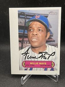 2022 Topps Heritage Poster Pinup Oversized Box Topper/Loader Willie Mays #73PU19