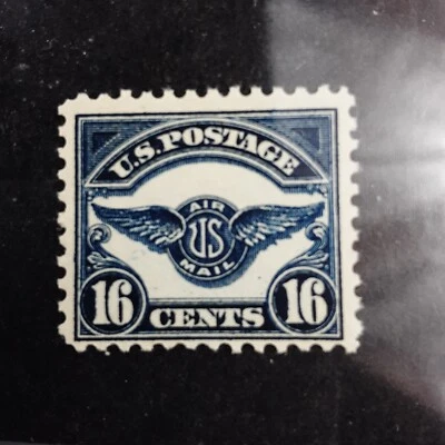 U.S. 16 Cent Air Mail Stamp/Badge C5 - Image 1 of 4