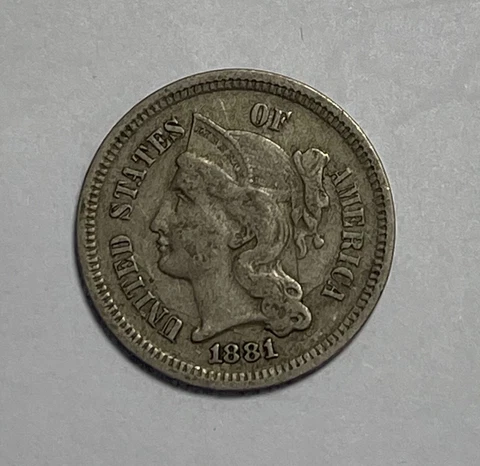 1881 3CN (#16602) XF Cover