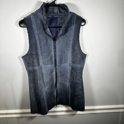 Chaleco sin mangas PETE & GRETA JOHNNY WAS azul medio vegano imitación cuero Foto 1 de 4
