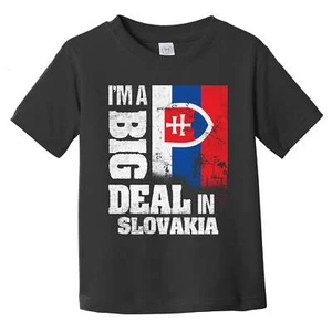 Camiseta I'm A Big Deal In Slovakia Divertida Bandera Eslovaca Infantil Niño Pequeño - Imagen 1 de 2