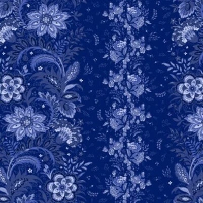 Cuarto francés de Maywood Studio - Raya borde azul oscuro #10601-B Foto 1 de 2