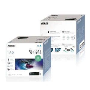 Asus BW-16D1HT 16X SATA Blu-ray Internal Writer Drive (Black), Retail - Picture 1 of 1