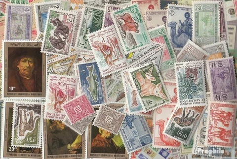 Mauritania Stamps 500 different stamps Cover