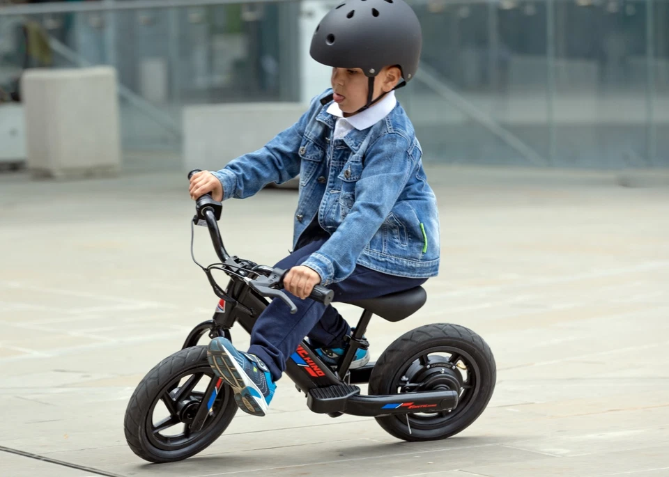 BELLELLI Balance bike (bici senza pedali) elettrica per bambini dai 3 ai 7 anni