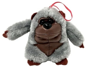 Peluche Tiny Hands de Nanco cuero sintético barriga suave sentado gris gorila - Imagen 1 de 11