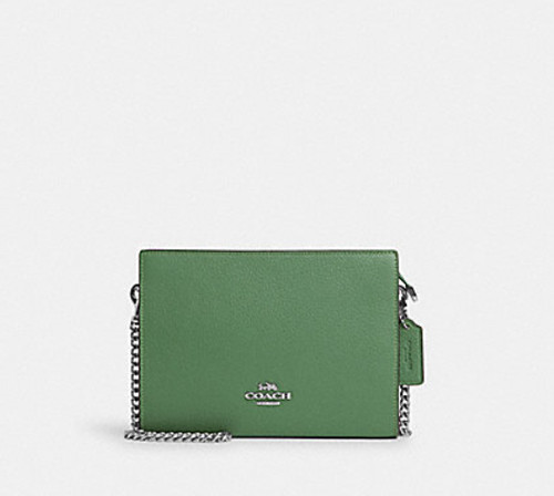 Borsa Coach Slim a tracolla nuova con etichette raffinata pelle di ciottoli CR238 BORSA BORSETTA PORTAFOGLIO