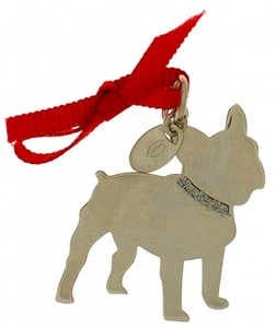 ENPA UNOAERRE MEDAGLIETTA ARGENTO CANE BULLDOG INCISIONE PERSONALIZZATA COLLARE - Foto 1 di 1