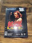 Ac/Dc Live Rock Band Track Pack Ps2 Playstation 2 Game Complete