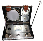 Lightly Used Spirit Of St Louis 4250-16Br Aviator Flight Case Radio Alarm Clock!